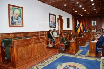 Ediles de la oposición se van del Pleno de Telde (Foto TA)